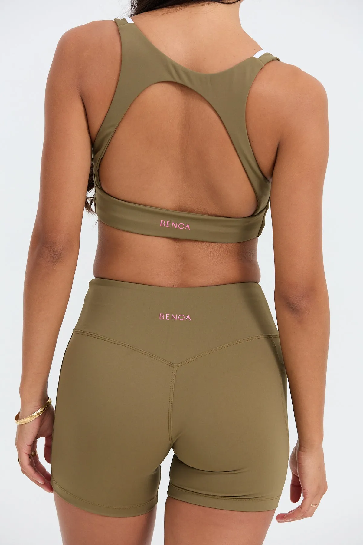 Sophia Sports Bra - Khaki sold by Benoa Swim product image thumbnail 5