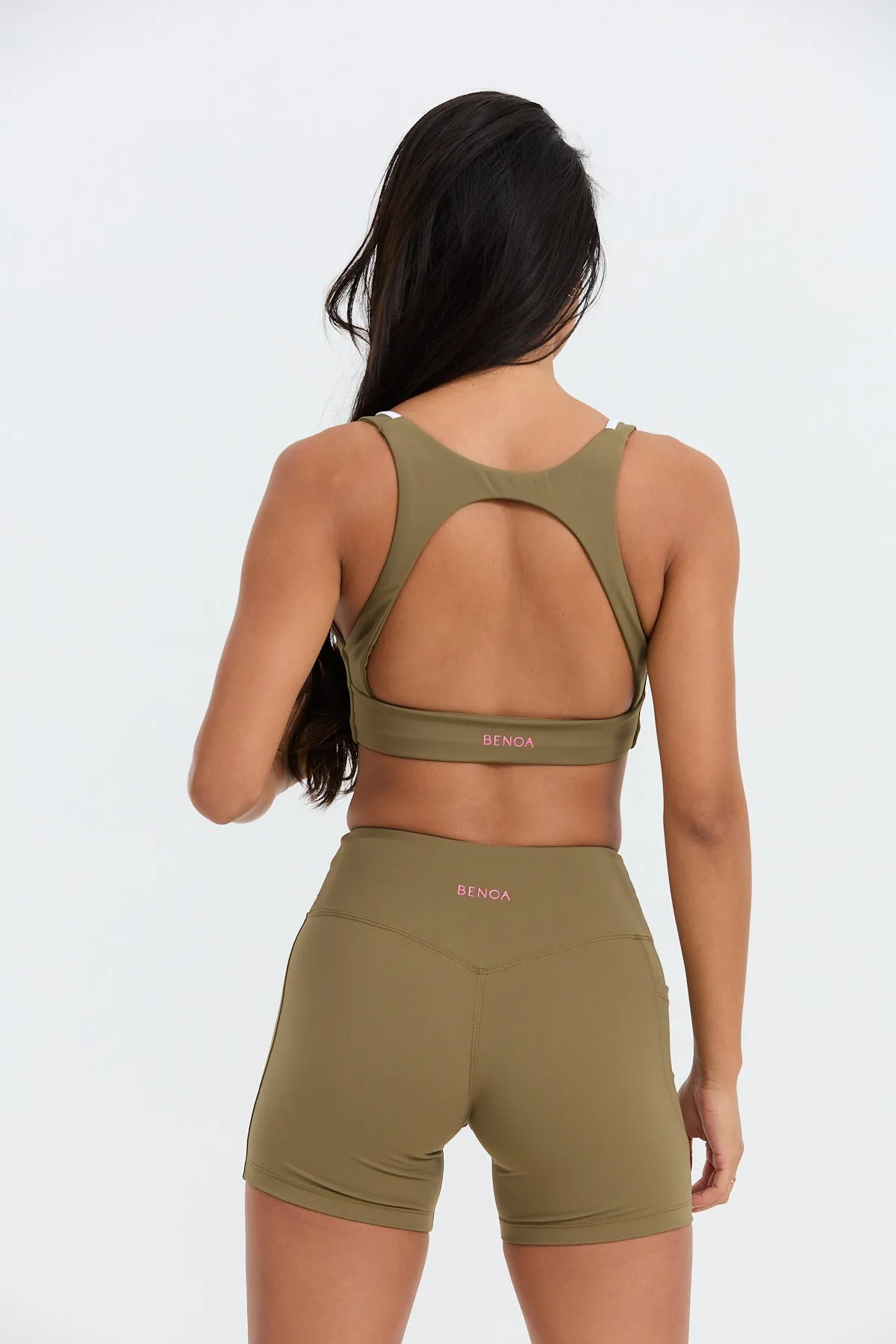 Sophia Sports Bra - Khaki sold by Benoa Swim product image thumbnail 2