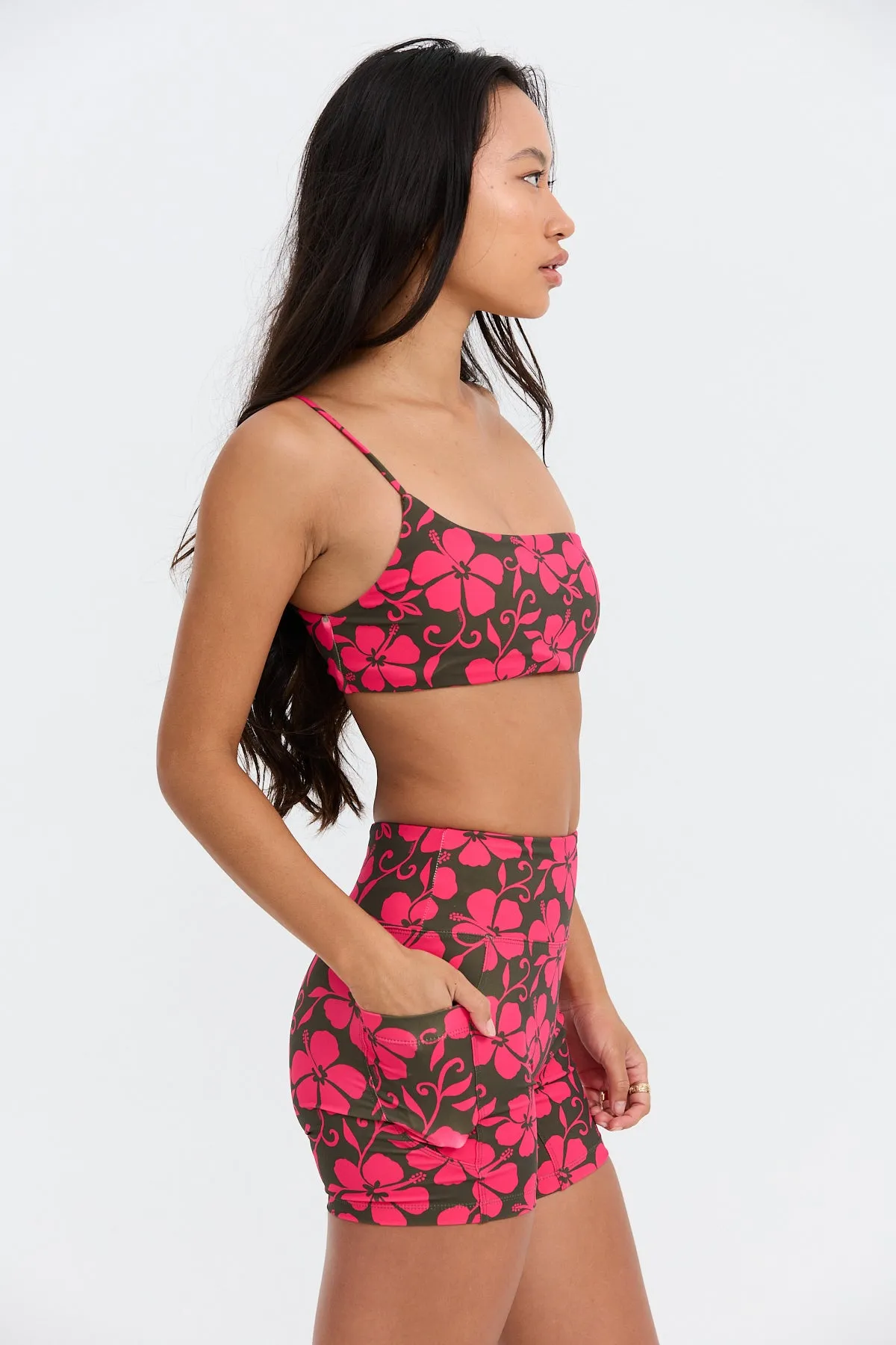 One Shoulder Sports Bra - Pupukea Pink sold by Benoa Swim product image thumbnail 3