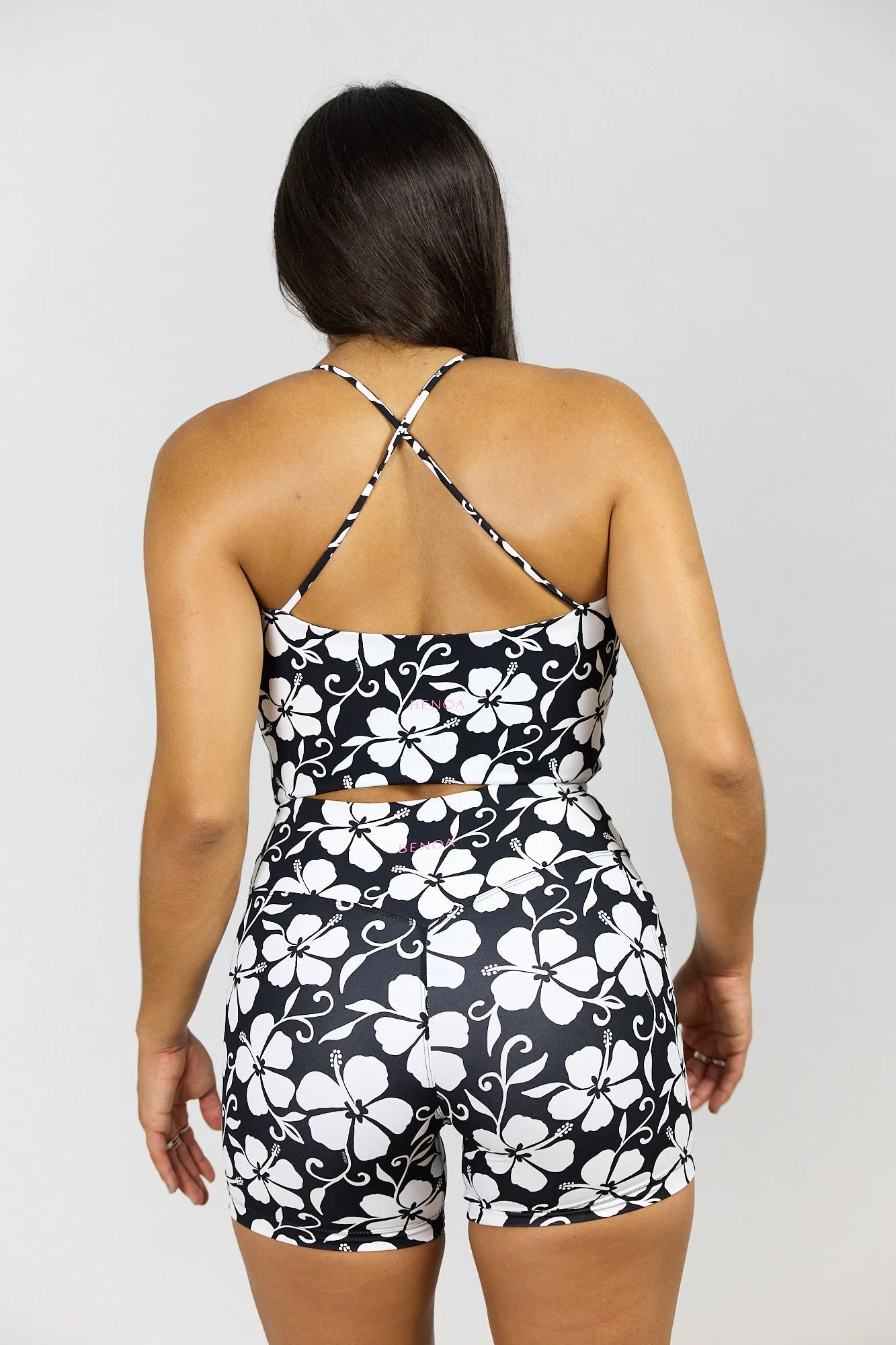 Cross-Back Active Tank - Pupukea Black sold by Benoa Swim product image thumbnail 5
