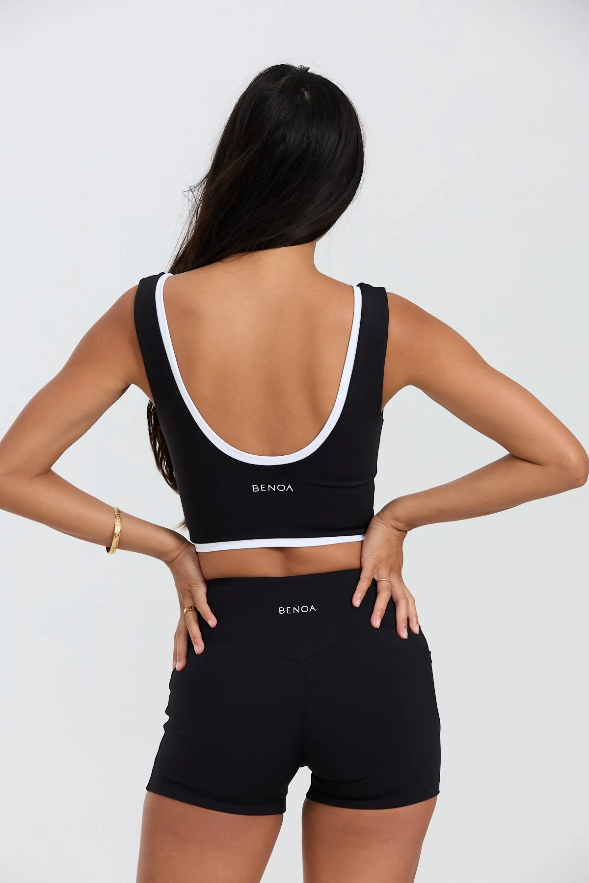 Layered Active Tank - Black sold by Benoa Swim product image thumbnail 2