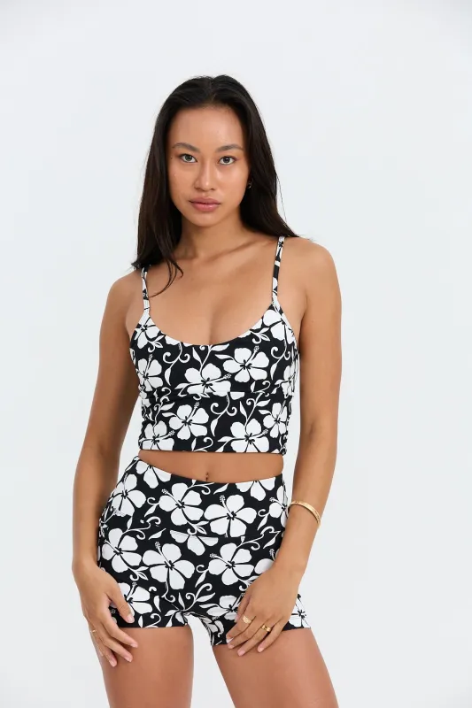 Active Tank - Pupukea Black sold by Benoa Swim