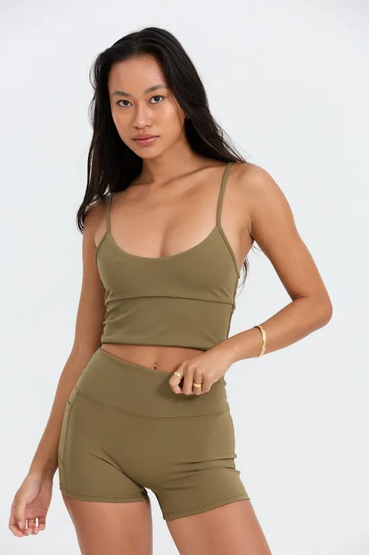 Active Tank - Khaki sold by Benoa Swim