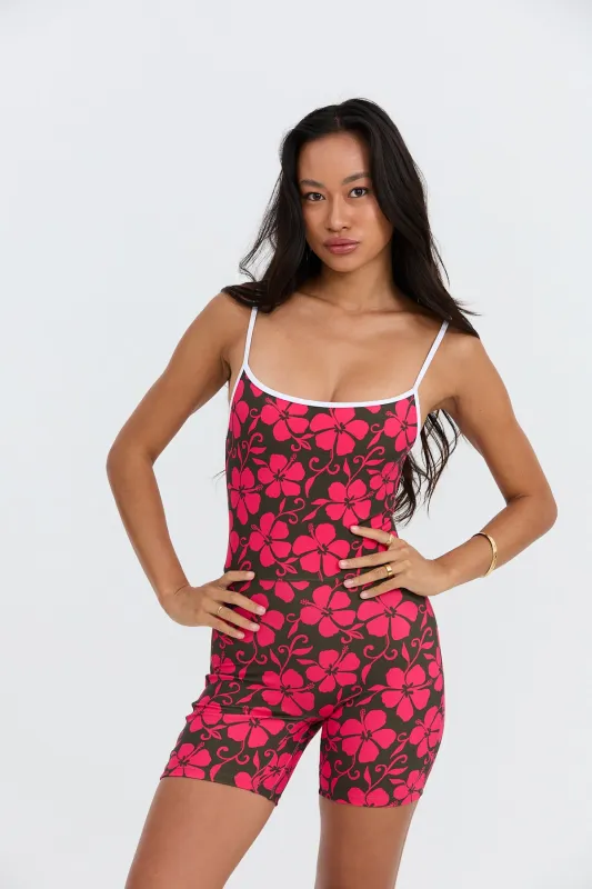 5" Active Romper - Pupukea Pink sold by Benoa Swim