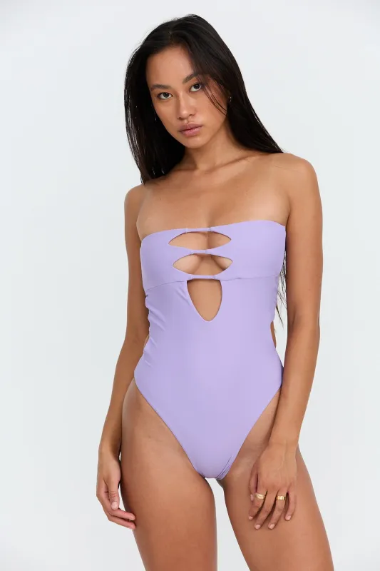 India One Piece - Violet sold by Benoa Swim