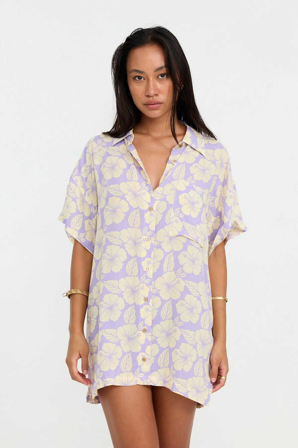 Aloha Shirt Dress - Aokis sold by Benoa Swim