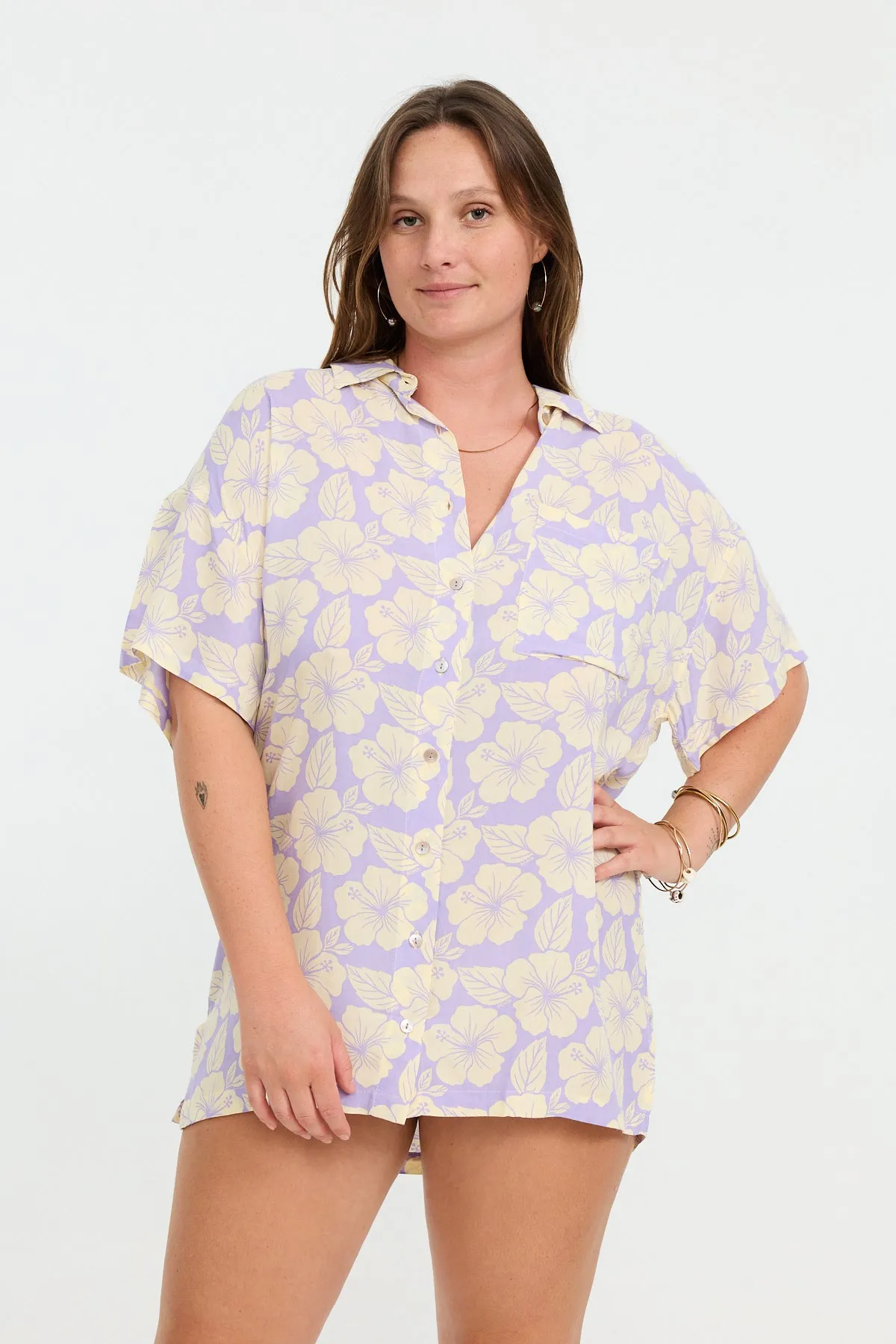 Aloha Shirt Dress - Aokis sold by Benoa Swim product image thumbnail 4