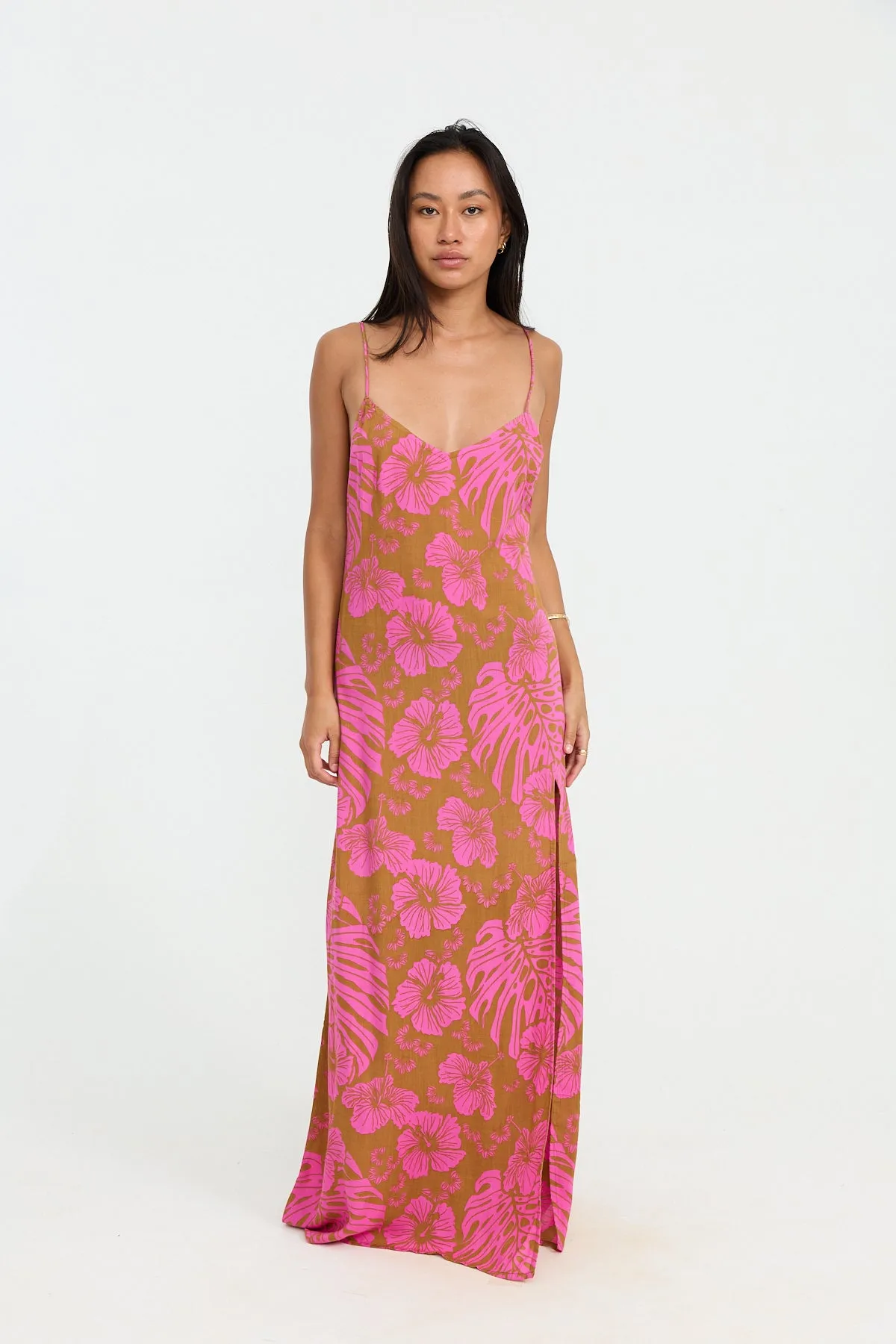 Kahea Maxi Dress - Garden sold by Benoa Swim