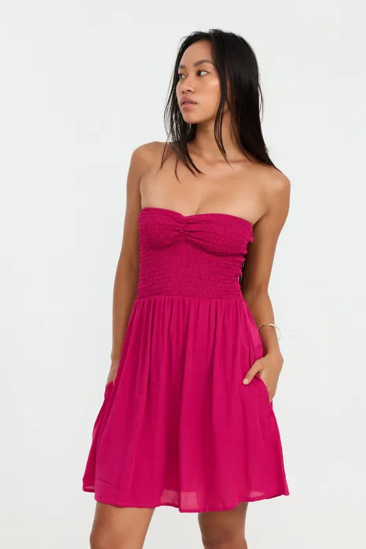 Caitie Mini Dress - Ginger made by Benoa Swim