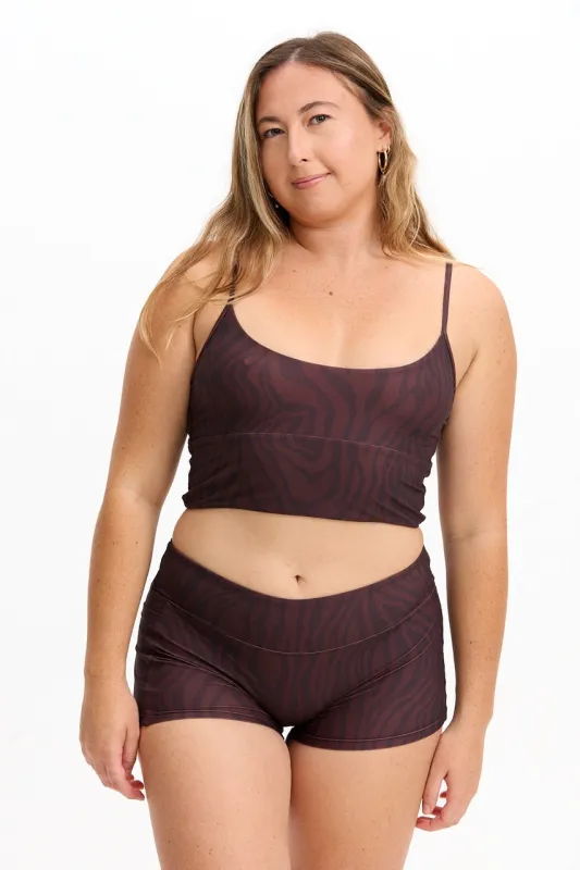 Active Tank - Chocolate Zebra sold by Benoa Swim
