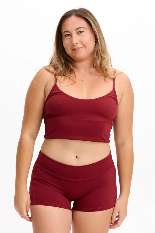 Active Tank - Cherry sold by Benoa Swim