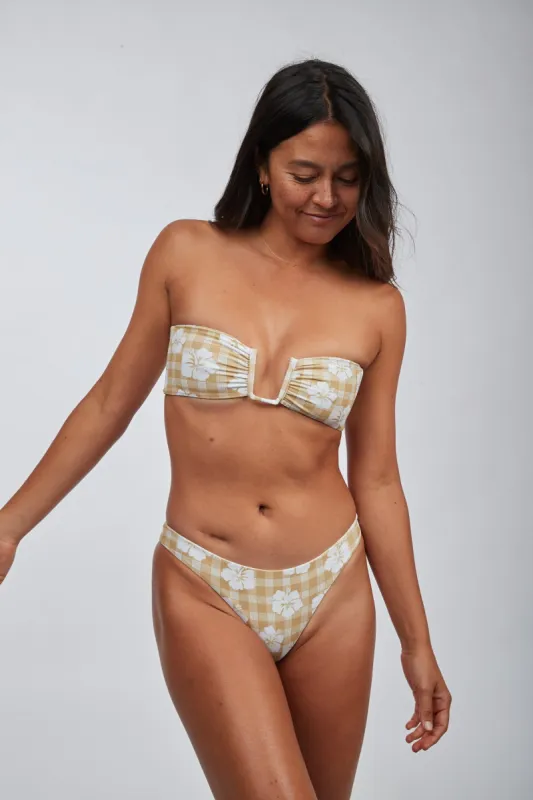 Queens Top - Honey Palaka sold by Benoa Swim