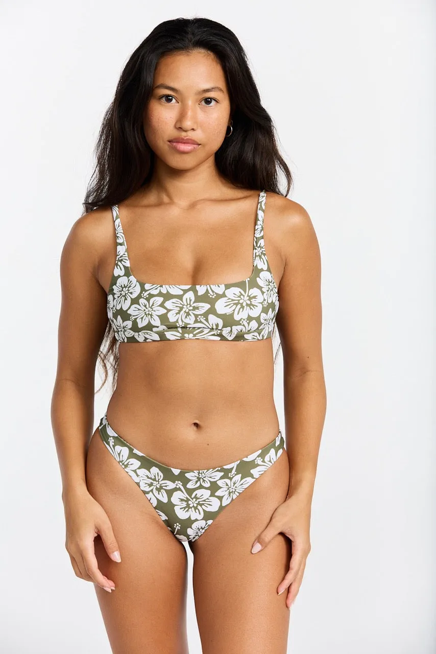 Hina Bottom - Green Batik sold by Benoa Swim