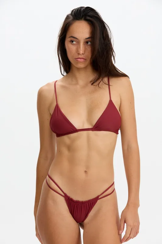 Siena Top 2.0 - Cherry sold by Benoa Swim