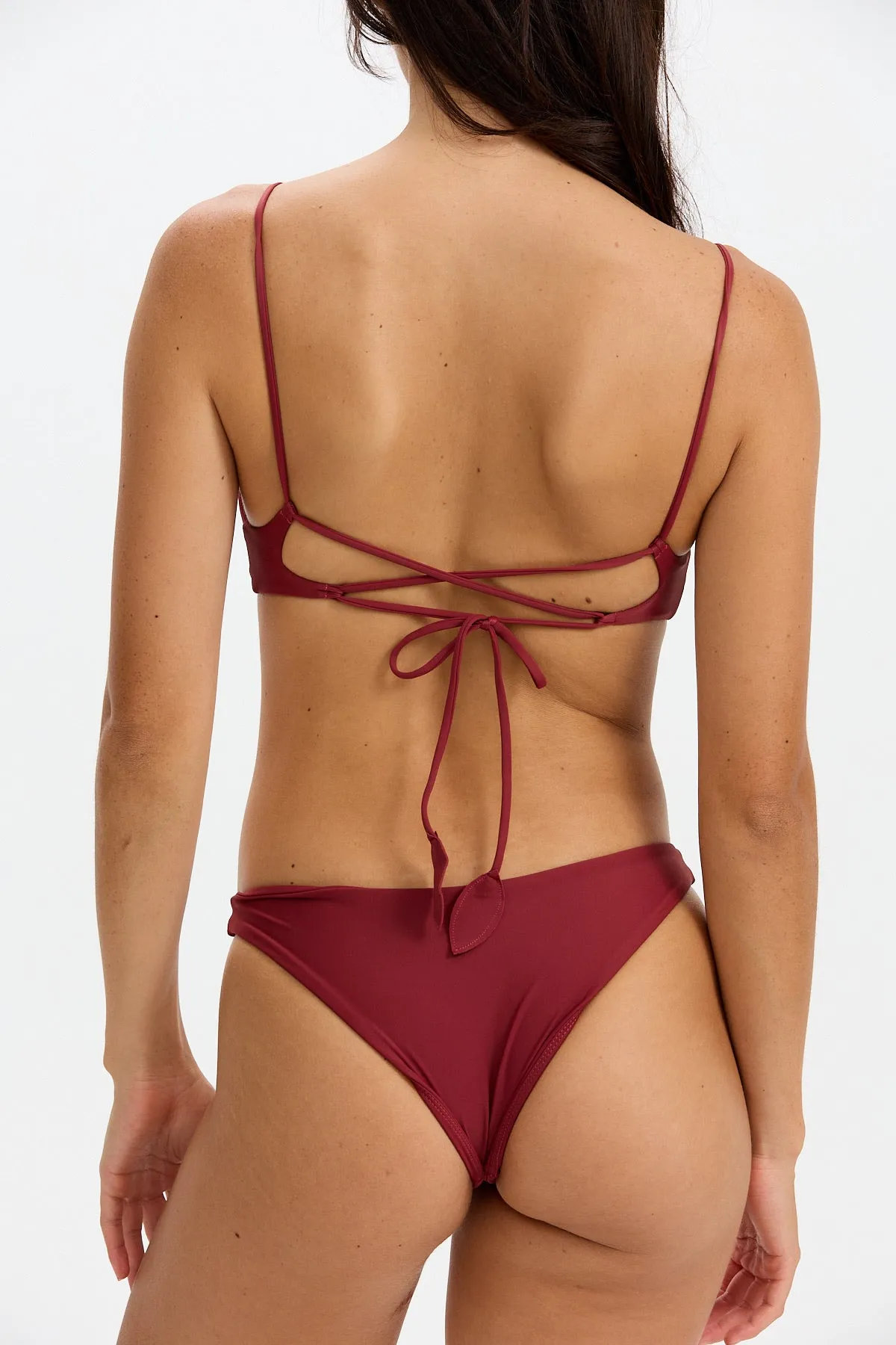 Zoe Top 2.0 - Cherry sold by Benoa Swim product image thumbnail 5