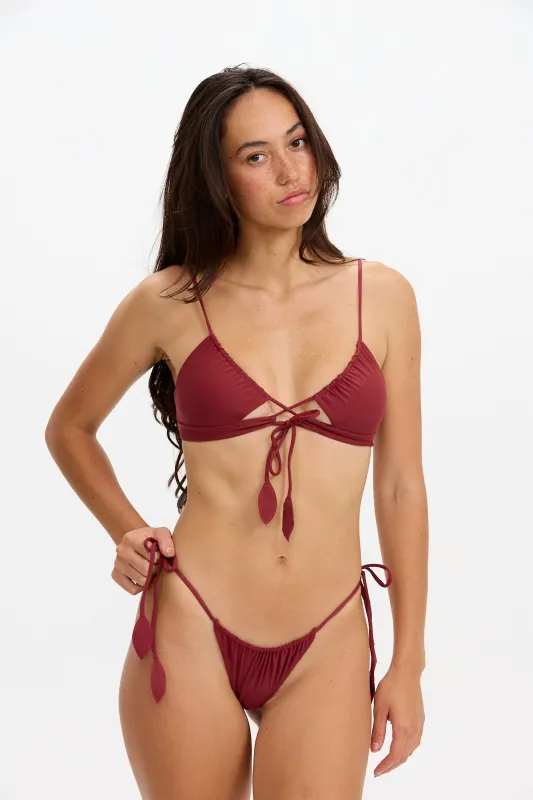 Bri Top - Cherry sold by Benoa Swim