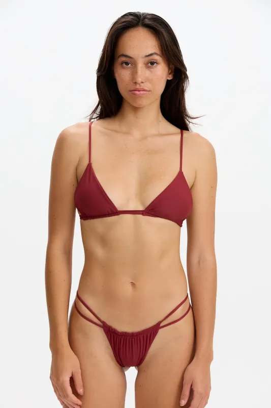 Anini Bottom 2.0 - Cherry sold by Benoa Swim