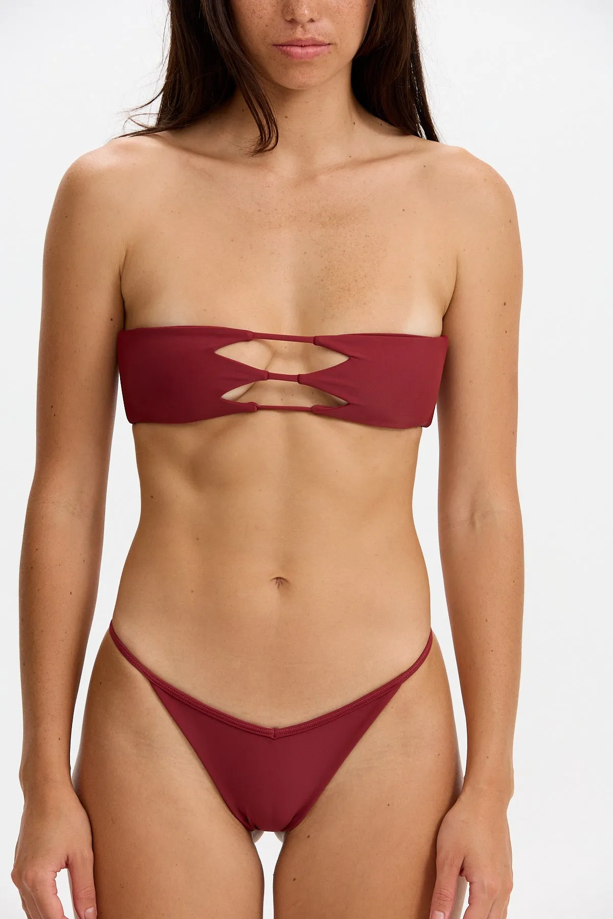 Bella Bottom 2.0 - Cherry sold by Benoa Swim product image thumbnail 4