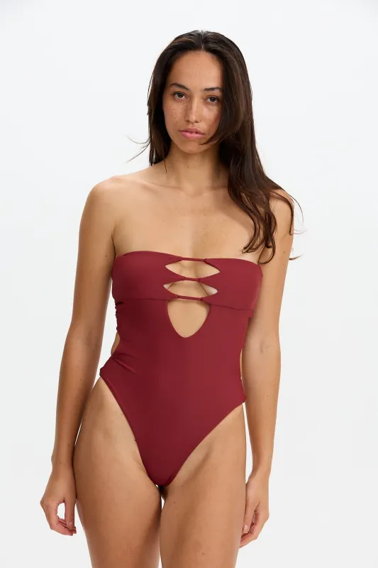 India One Piece 2.0 - Cherry sold by Benoa Swim
