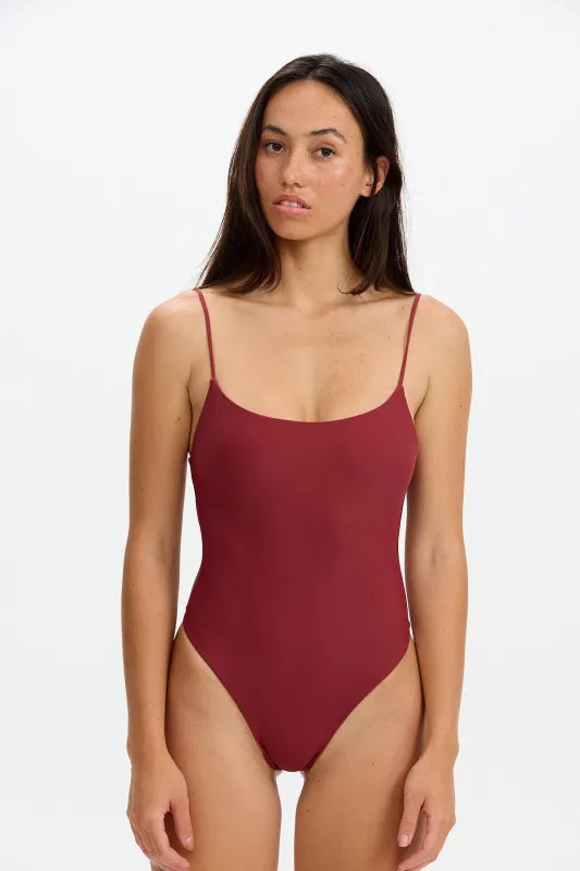 Makenna One Piece 2.0 - Cherry sold by Benoa Swim