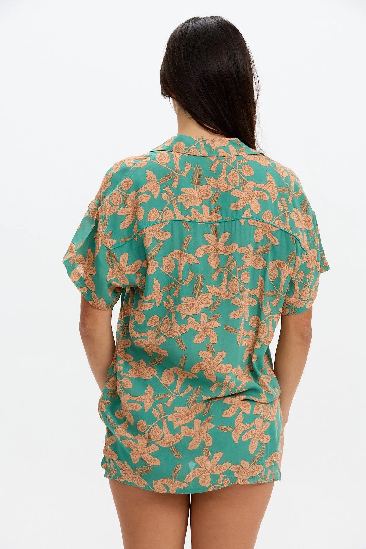 Aloha Shirt Dress - Tropics sold by Benoa Swim product image thumbnail 2