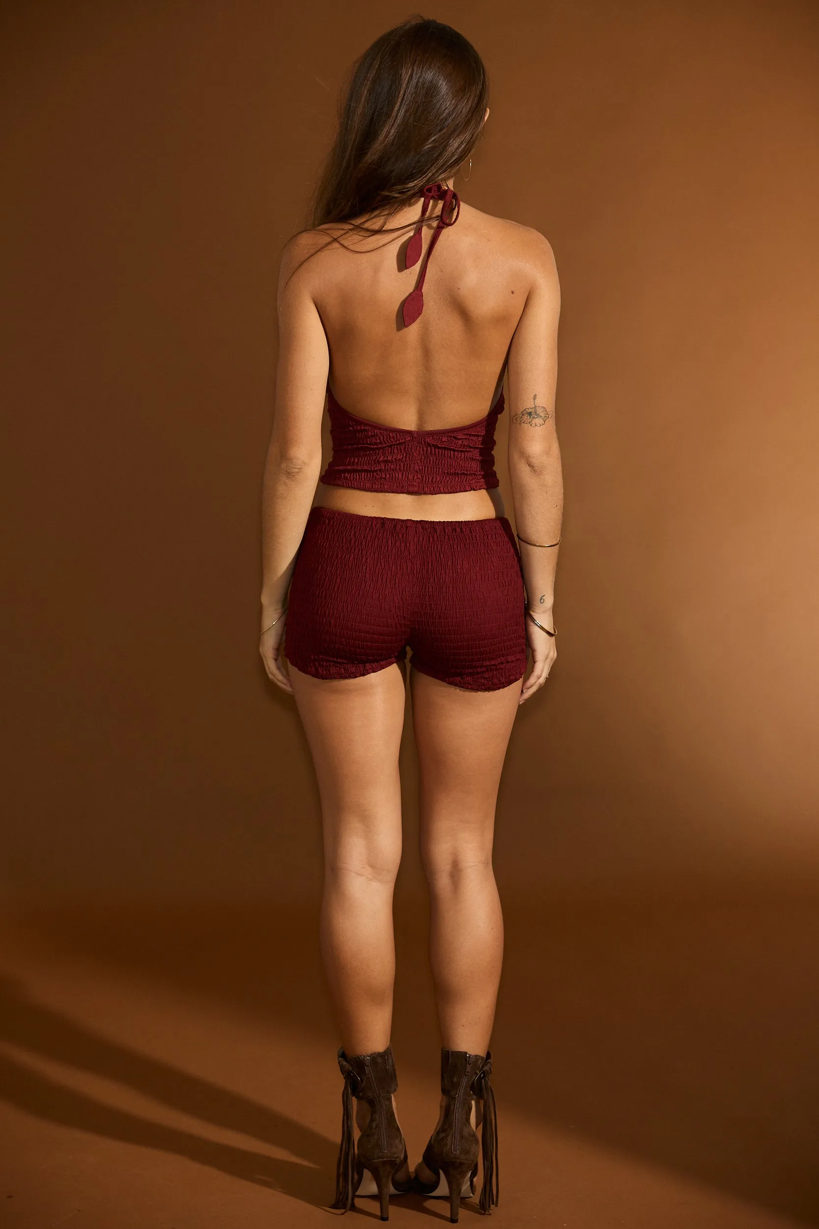 Fabi shorts - Merlot sold by Benoa Swim product image thumbnail 3