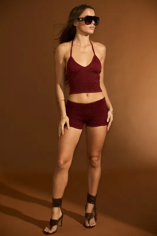 Fabi shorts - Merlot made by Benoa Swim
