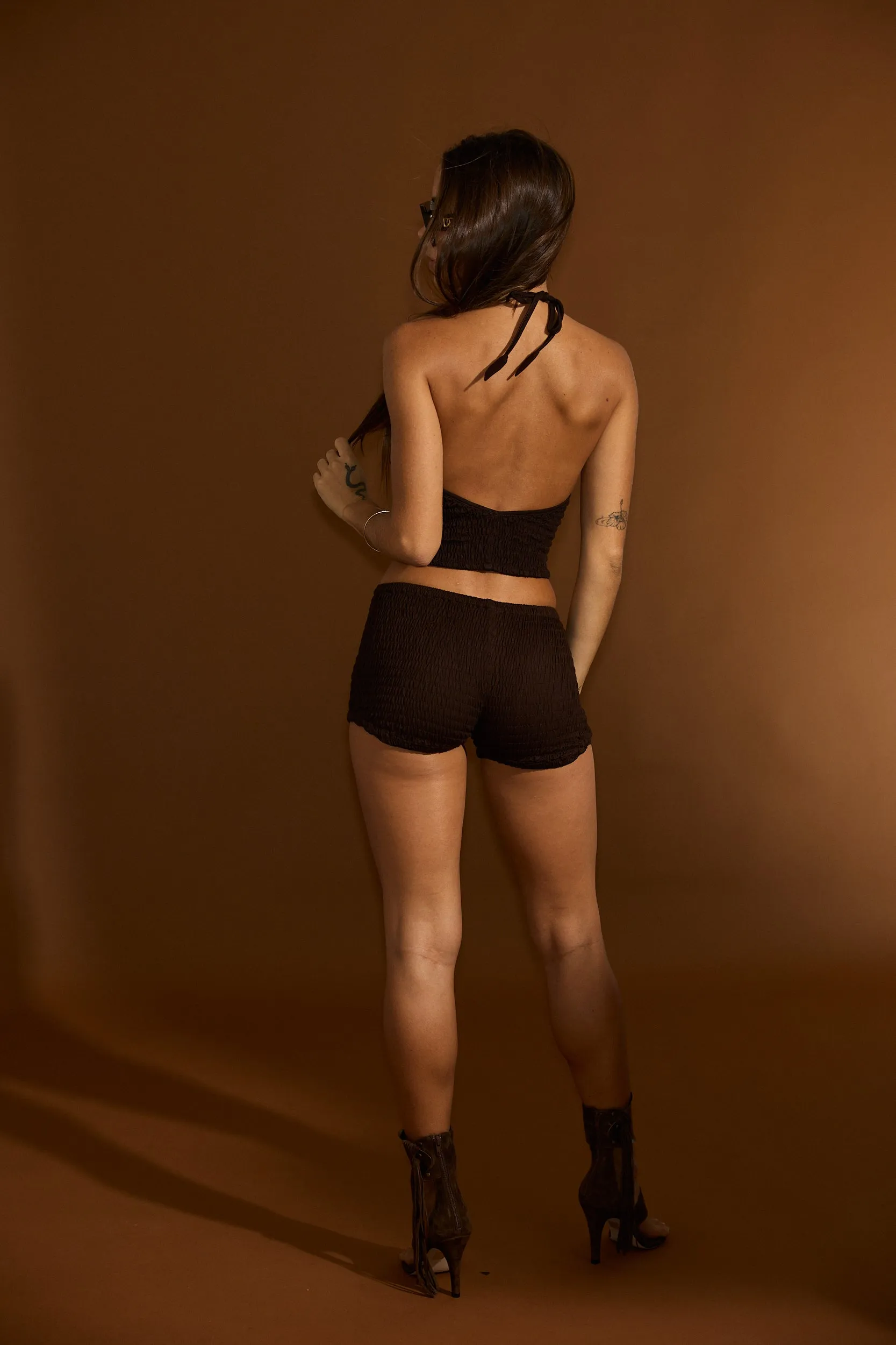 Fabi shorts - Shaved Chocolate sold by Benoa Swim product image thumbnail 2