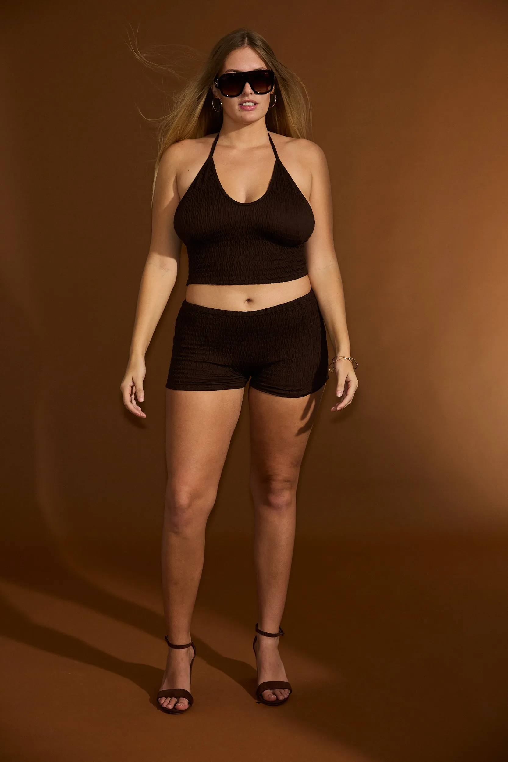 Fabi shorts - Shaved Chocolate sold by Benoa Swim product image thumbnail 5