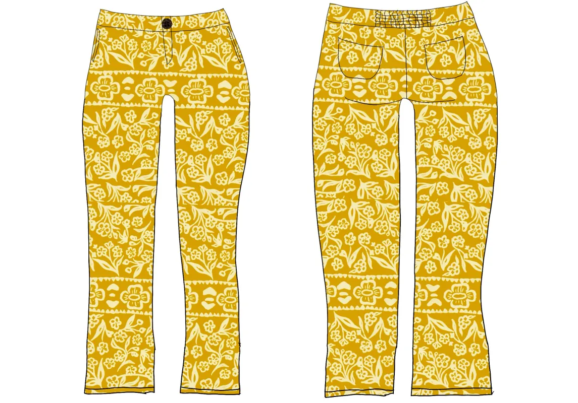 Coco Pants - Goldie made by Benoa Swim
