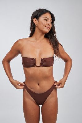 Queens Top - Cacao sold by Benoa Swim