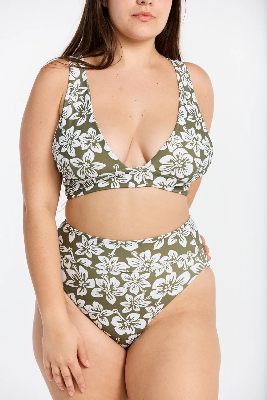 Keani Bottom - Green Batik sold by Benoa Swim product image thumbnail 4