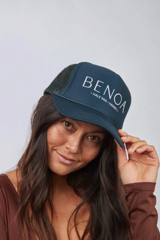 Trucker Hat - Navy Blue sold by Benoa Swim