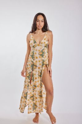 Long Maile Dress - Puakenikeni sold by Benoa Swim