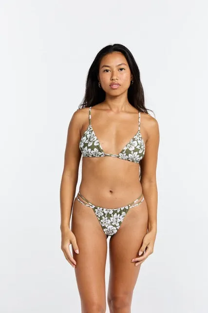 Siena Top - Green Batik sold by Benoa Swim