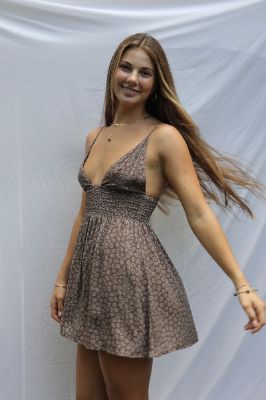 Short Malia Dress - Coral sold by Benoa Swim