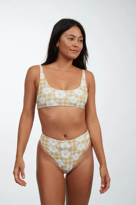 North Top - Honey Palaka sold by Benoa Swim