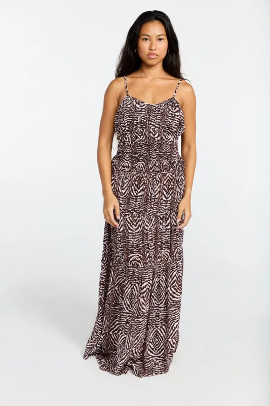 Maluhia Maxi Dress - Safari sold by Benoa Swim