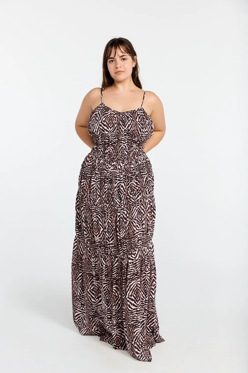 Maluhia Maxi Dress - Safari sold by Benoa Swim product image thumbnail 4