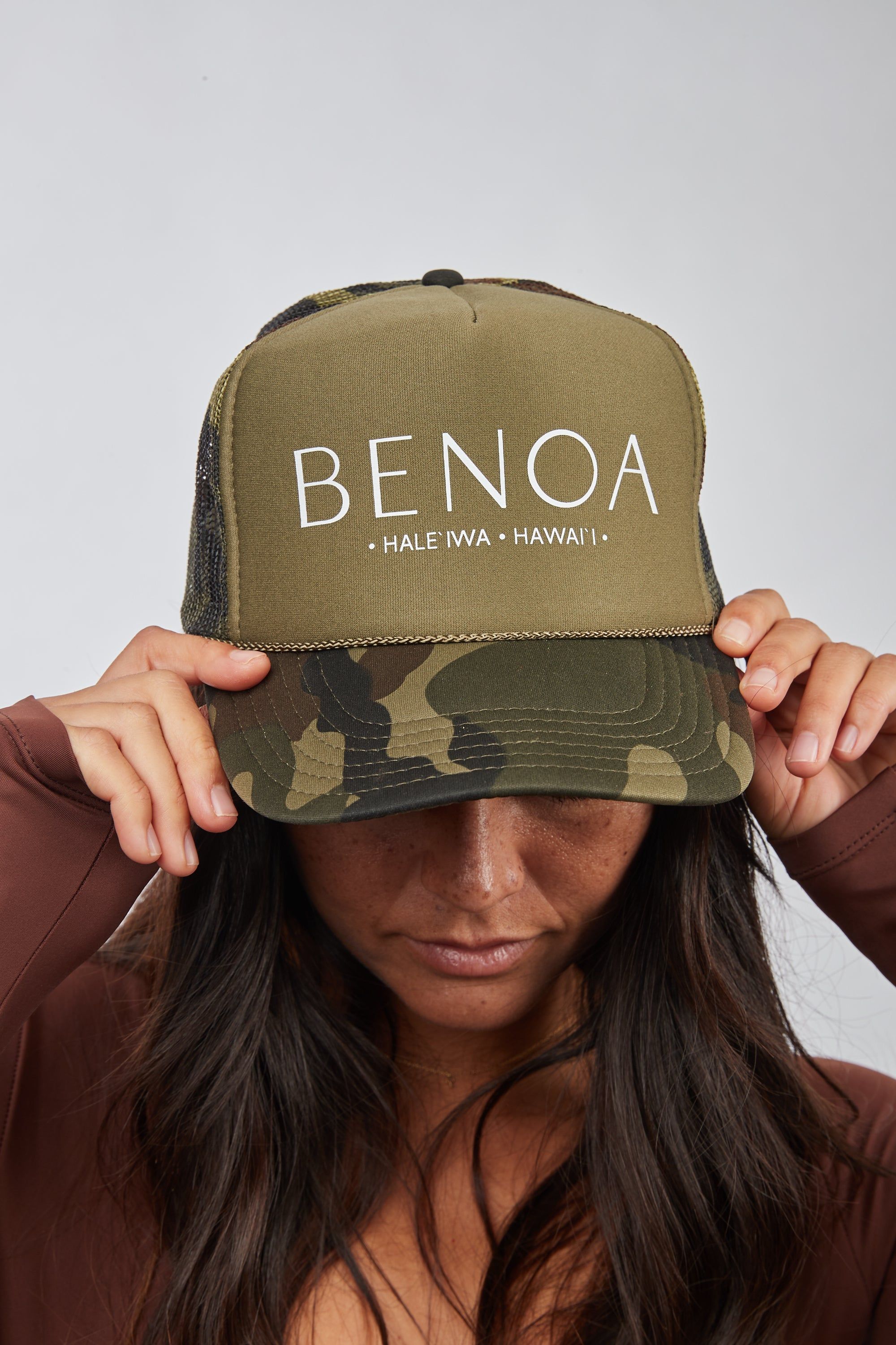 Trucker Hat - Camo sold by Benoa Swim product image thumbnail 8