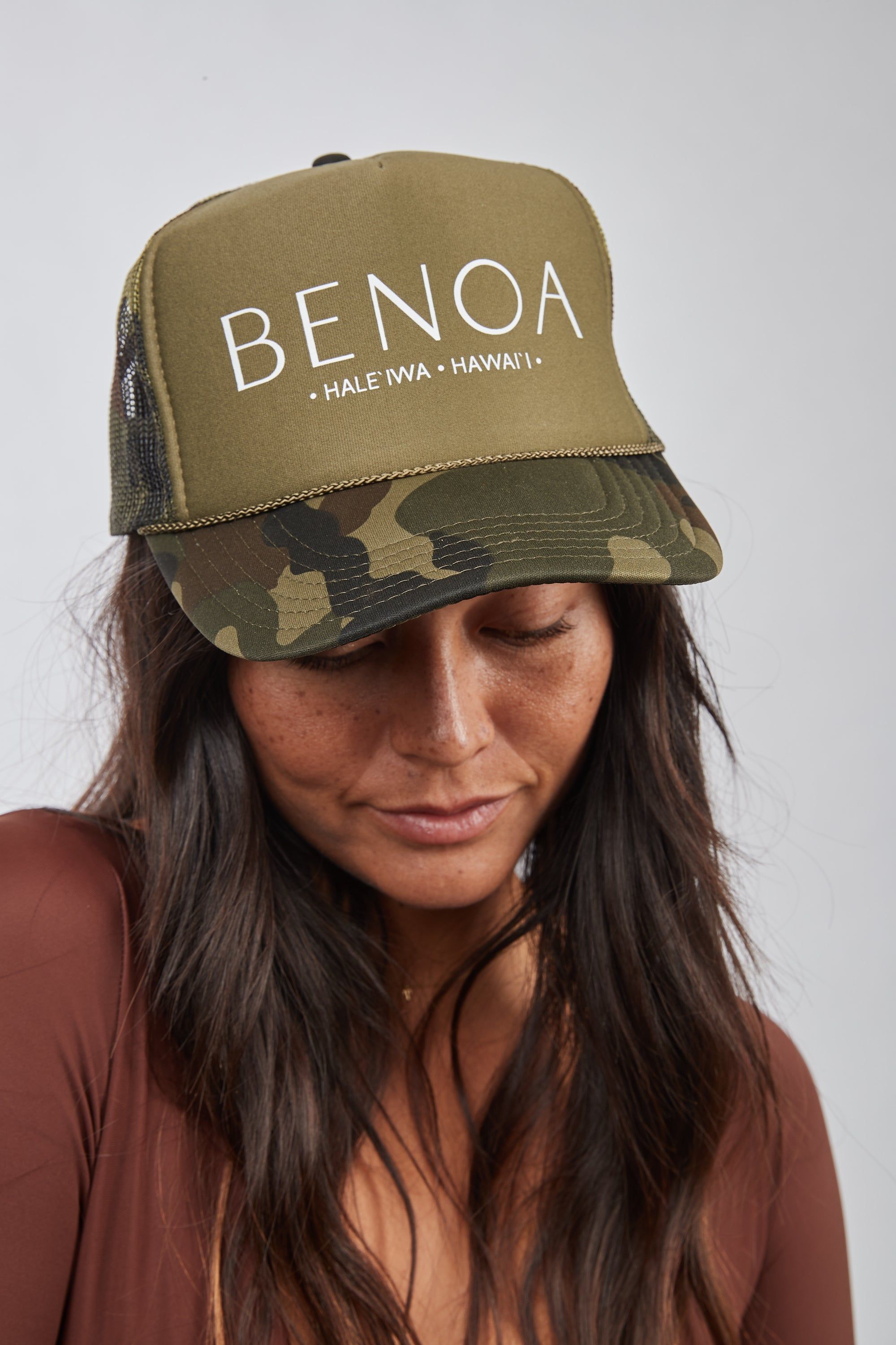Trucker Hat - Camo sold by Benoa Swim product image thumbnail 7