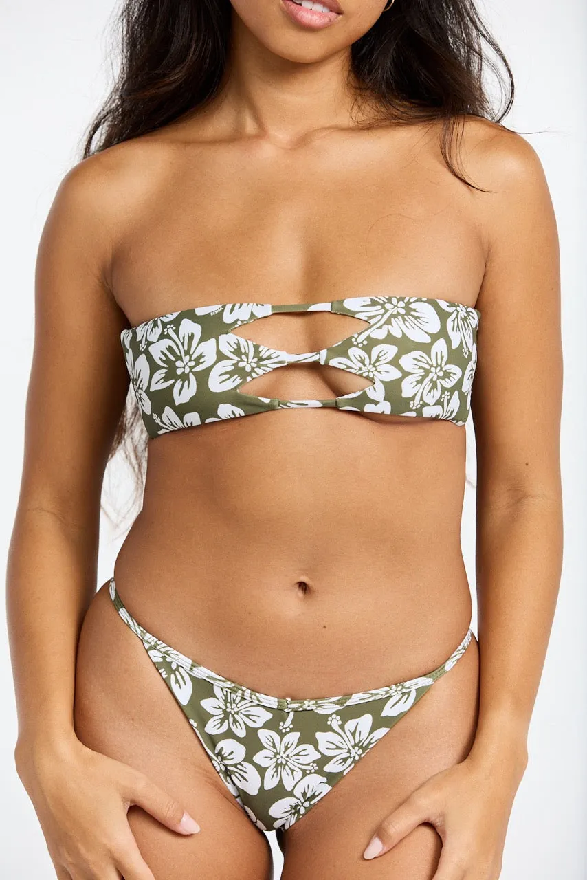 Bella Bottom - Green Batik sold by Benoa Swim product image thumbnail 4