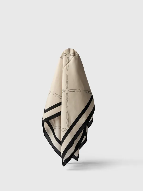Unità Monogram Silk Scarf sold by AGCF
