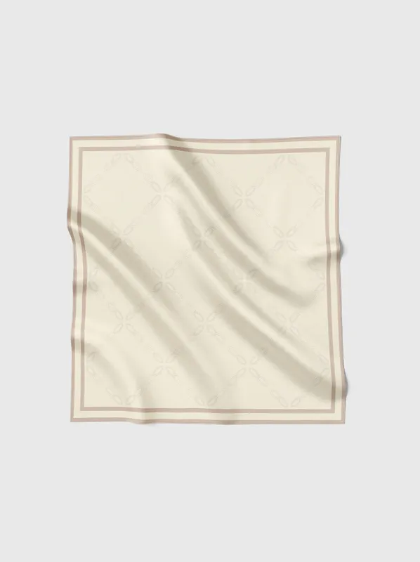 Unità Monogram Silk Scarf made by AGCF