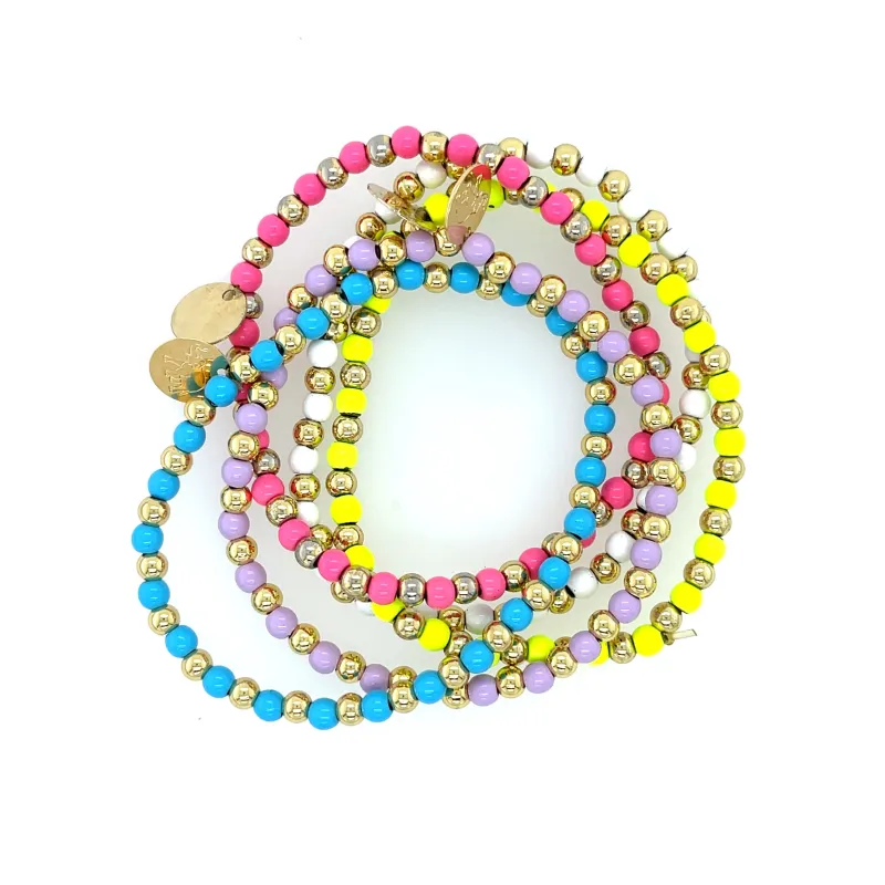 Neon Stack Bracelets sold by Love Ellison