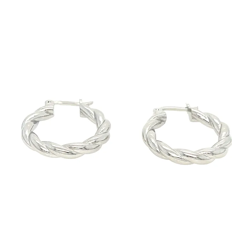 Silver Rope Earring sold by Love Ellison