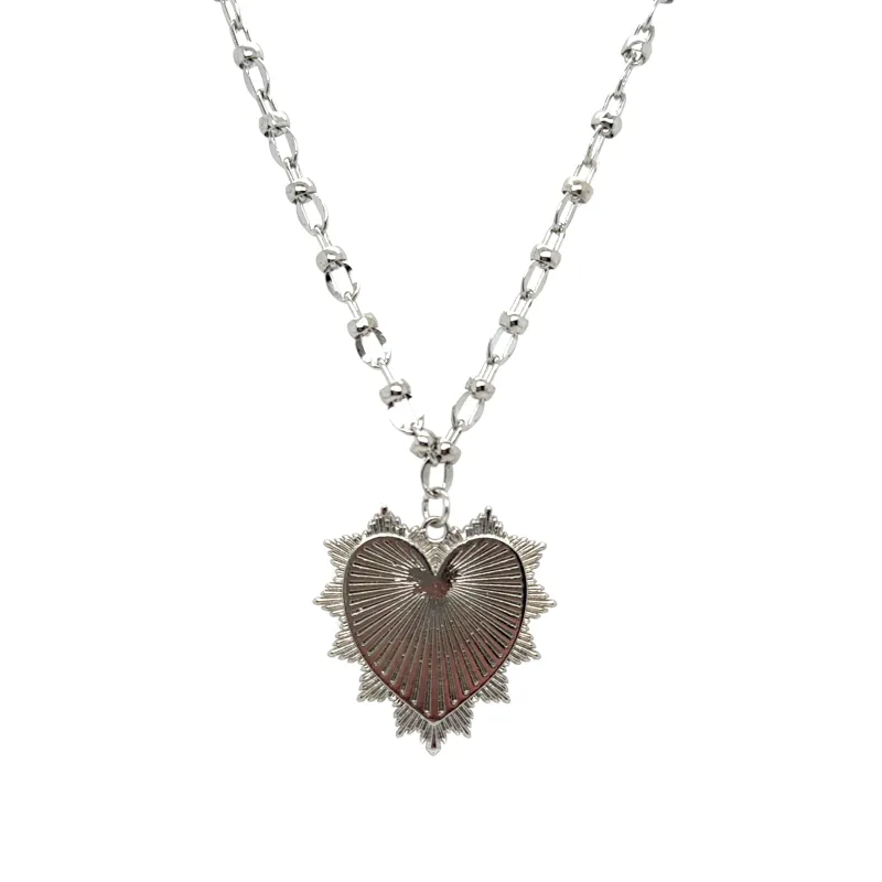 Silver Heart Necklace made by Love Ellison