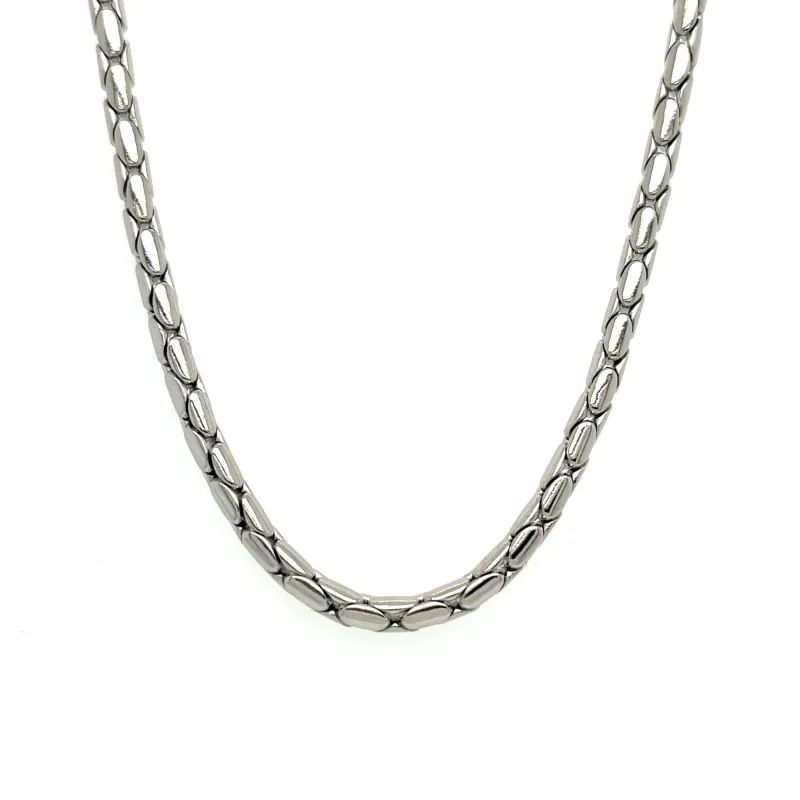 Silver Snake Chain Necklace sold by Love Ellison