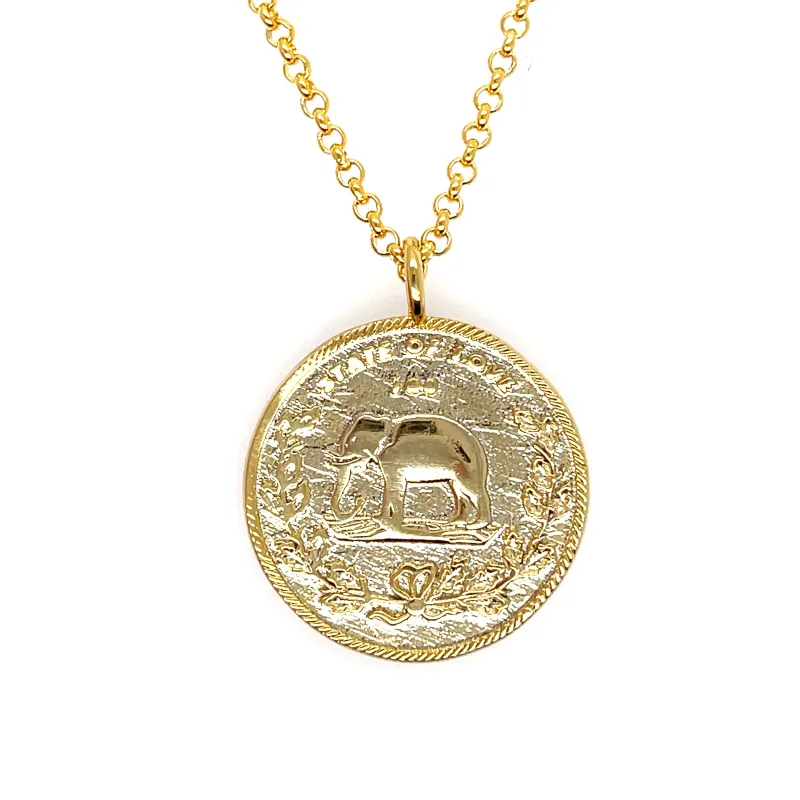 Elephant Money Necklace sold by Love Ellison