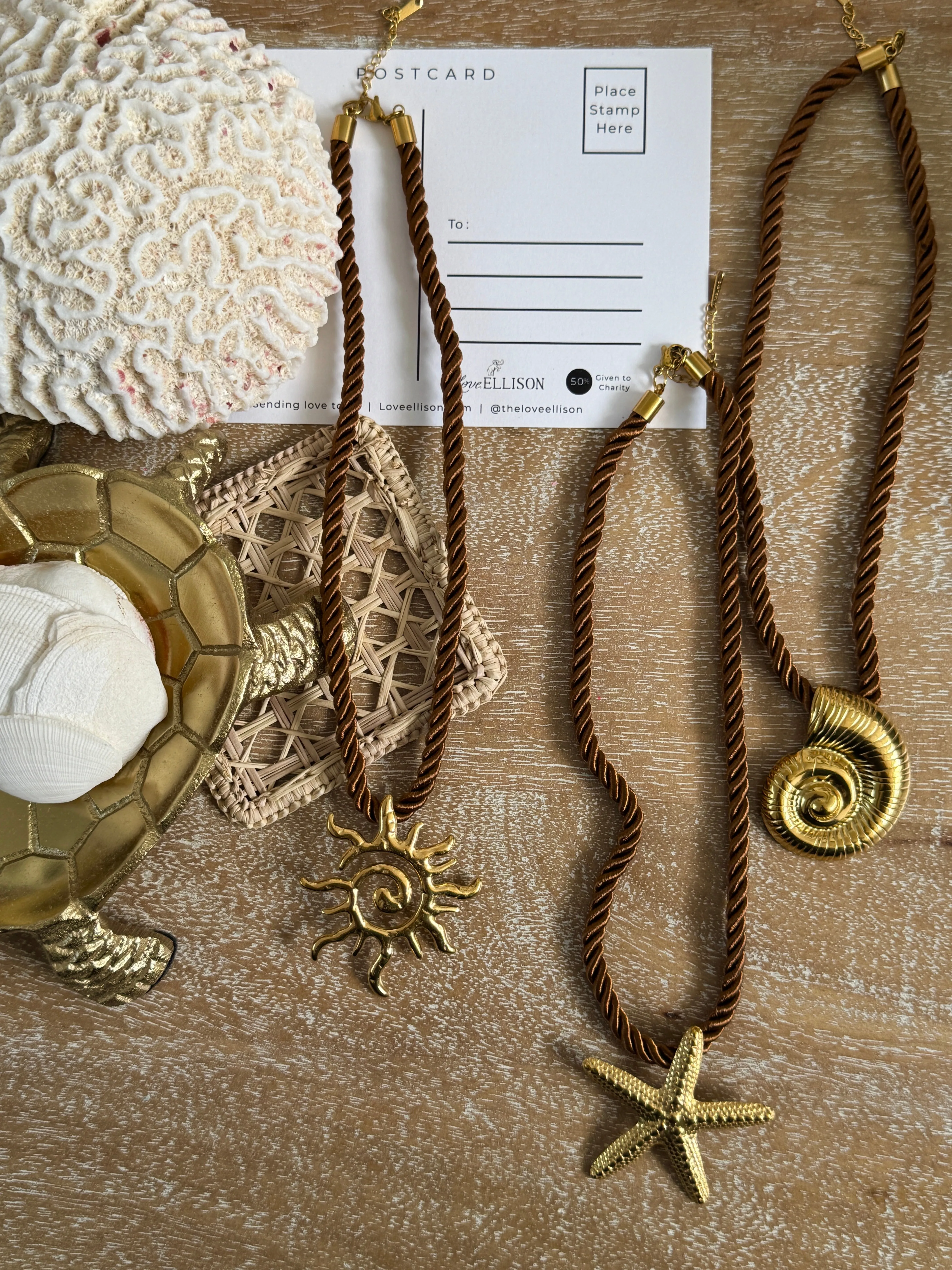 Sea Echo Necklace - Brown sold by Love Ellison product image thumbnail 2